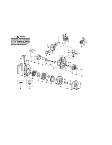 Part Location Diagram of 530012452 Weed Eater Crankshaft Assy